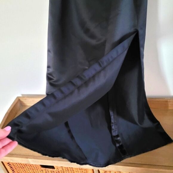 FINAL SALE🔥Gunne Sax 👗Black strapless dress size 11 - Picture 5 of 11